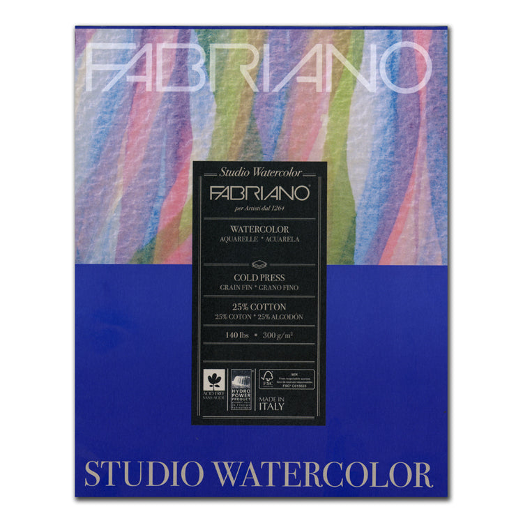 Fabriano Studio Watercolor 140lb Cold Press 8x10