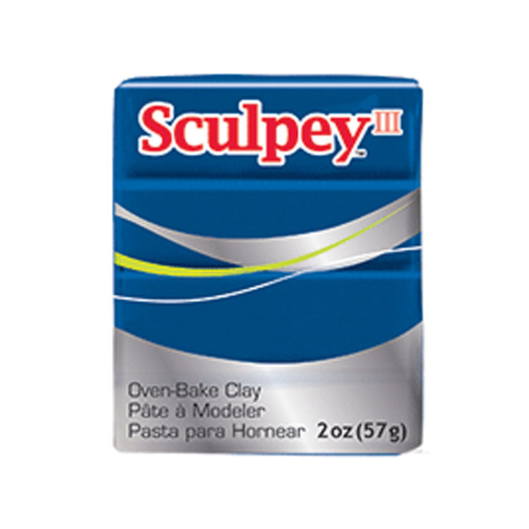 Sculpy III Polymer Clay 2oz Blue Pearl
