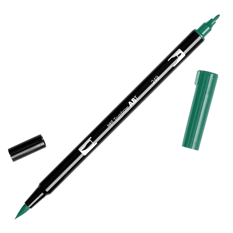 Tombow Dual Brush Marker 249 Hunter Green
