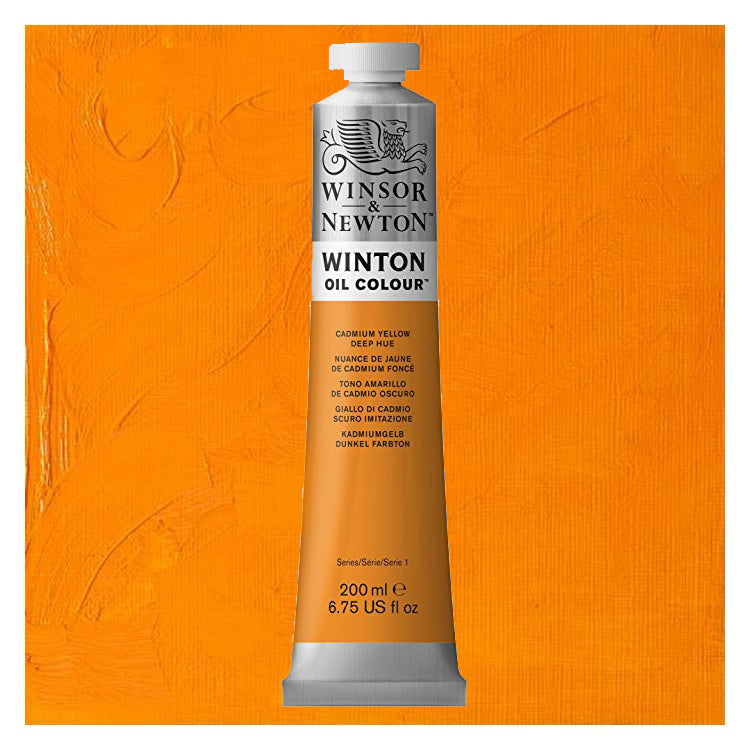 Winsor Newton Winton Oil Color Cadmium Yellow Deep Hue 37ml