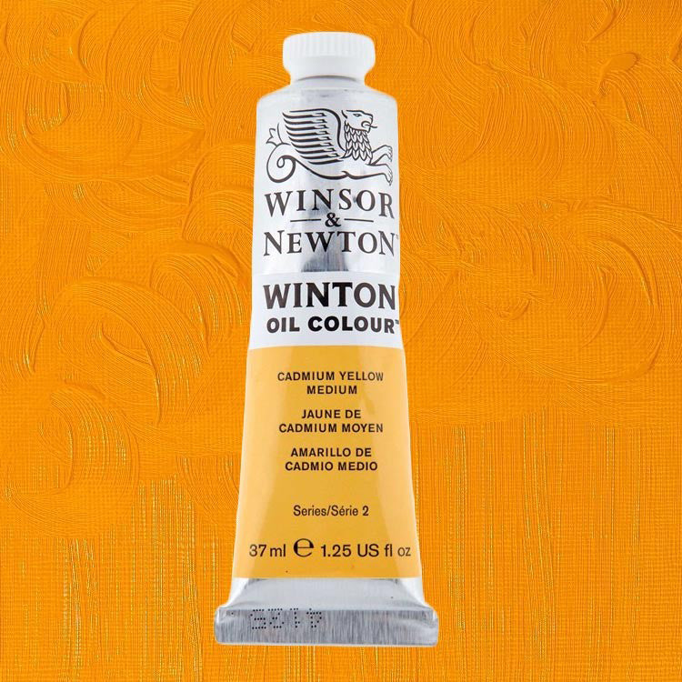 Winsor Newton Winton Oil Color Cadmium Yellow Medium 37ml ⚠️