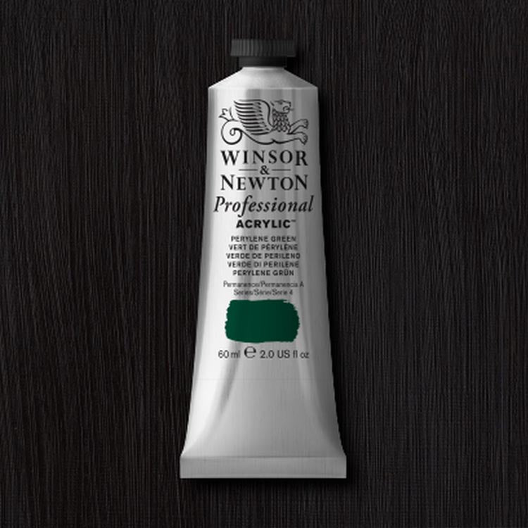Winsor Newton Artists Acrylic Perylene Green 60ml