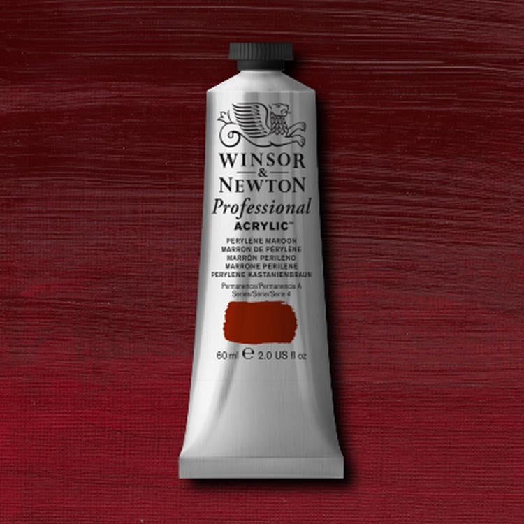 Winsor Newton Artists Acrylic Perylene Maroon 60ml