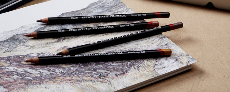 Derwent Tinted Charcoal Pencil Sets