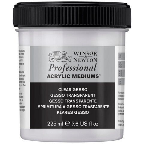 Winsor Newton Acrylic Clear Gesso 225ml Jar