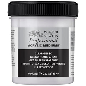 Winsor Newton Acrylic Clear Gesso 225ml Jar