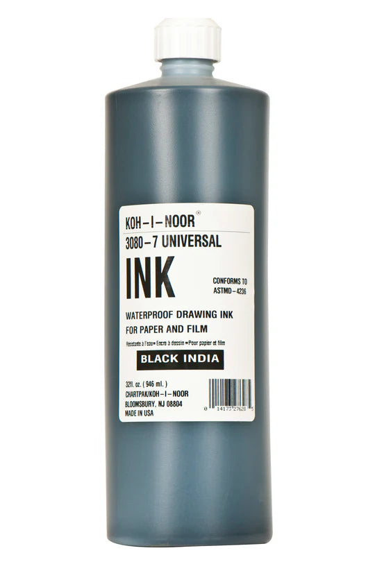 Koh-I-Noor Universal Ink Black 8oz