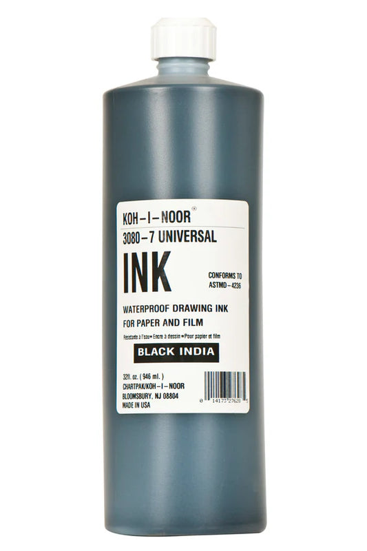 Koh-I-Noor Universal Ink Black 8oz