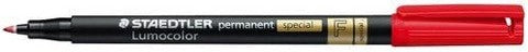 Staedtler Lumocolor Permanent Special Marker Fine Red