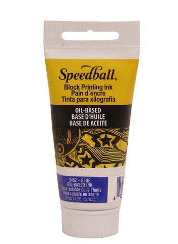 Speedball® Oil-Based Block Ink Blue 1.25oz