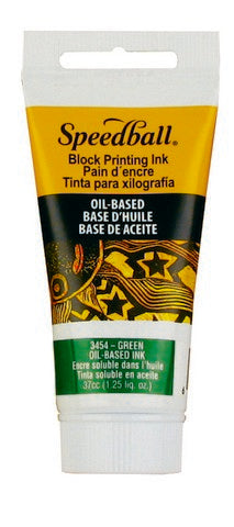 Speedball® Oil-Based Block Ink Green 1.25oz