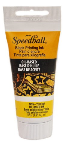 Speedball® Oil-Based Block Ink Yellow 1.25oz