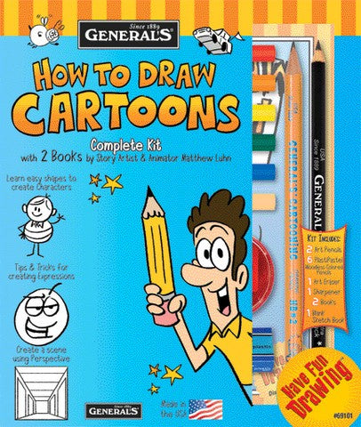 General's® How to Draw Cartoons Kit