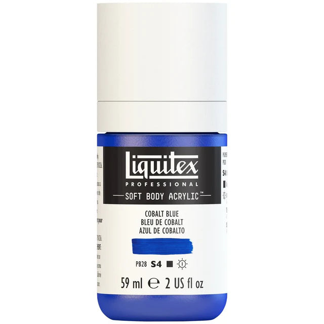 Liquitex Soft Body Acrylic Cobalt Blue 59ml⚠️