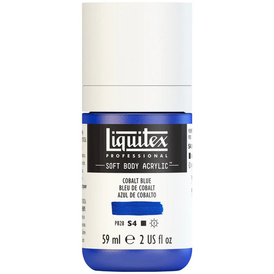 Liquitex Soft Body Acrylic Cobalt Blue 59ml⚠️