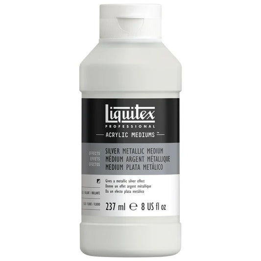 Liquitex Metallic Silver Medium 8 oz.