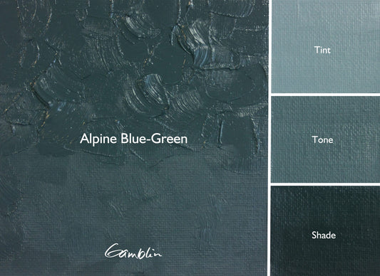 Gamblin Artist Oil Color 37ml Alpine Blue-Green