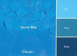 Gamblin Artist Oil Color 37ml Sevres Blue