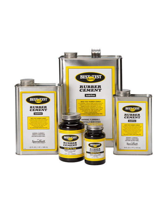 Best Test Rubber Cement Quart Can