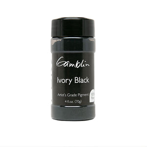 Gamblin Dry Pigment Ivory Black 4oz