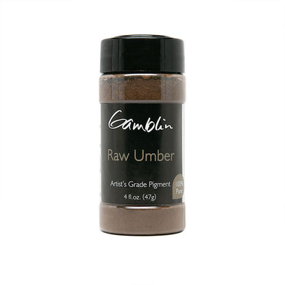 Gamblin Dry Pigment Raw Umber 4oz ⚠️