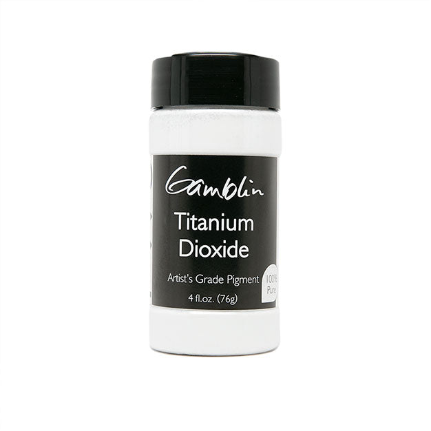 Gamblin Dry Pigment Titanium Dioxide 4oz ⚠️