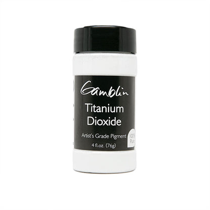 Gamblin Dry Pigment Titanium Dioxide 4oz ⚠️