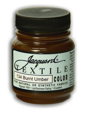 Jacquard Textile Color Burnt Umber 2.25oz