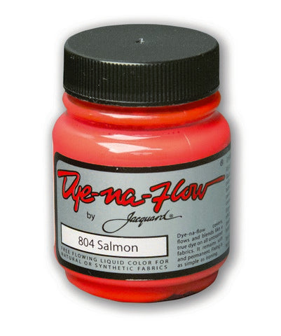 Jacquard Dye Na Flow Liquid Fabric Paint 2.25oz Salmon