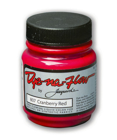 Dye-Na-Flow Cranberry Red 2.25oz Liquid Fabric Paint