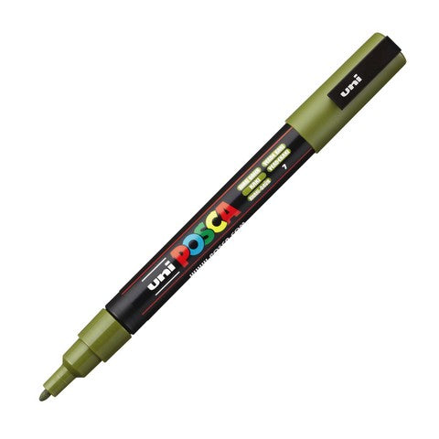 Posca Paint Marker PC-3M Fine Khaki Green