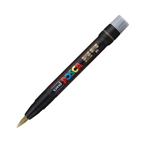 Posca Paint Marker PCF-350 Brush Gold