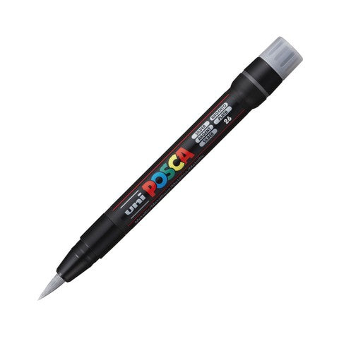 Posca Paint Marker PCF-350 Brush Silver
