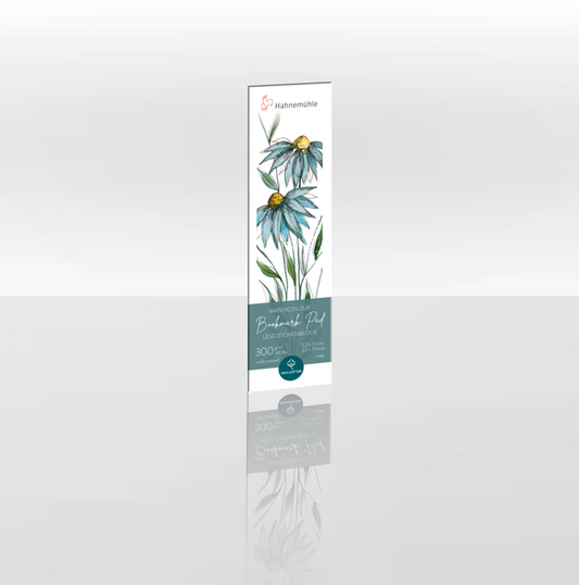Hahnemuhle 2"x8" Watercolor Bookmark Pad Cold Press 15 sheet