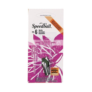 Speedball Lino Cutter #6 2 Blades