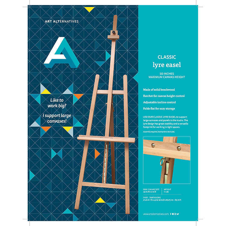 Art Alternatives Classic Lyre Easel