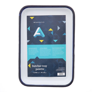Art Alternatives Enamel Butcher Tray Palette 7x10.5 ⚠️
