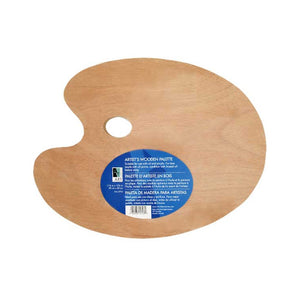 Art Alternatives Artists Wooden Palette Oval 15-3/4x19-5/8