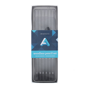 Art Alternatives Woodless Graphite Pencil Art Tin Set