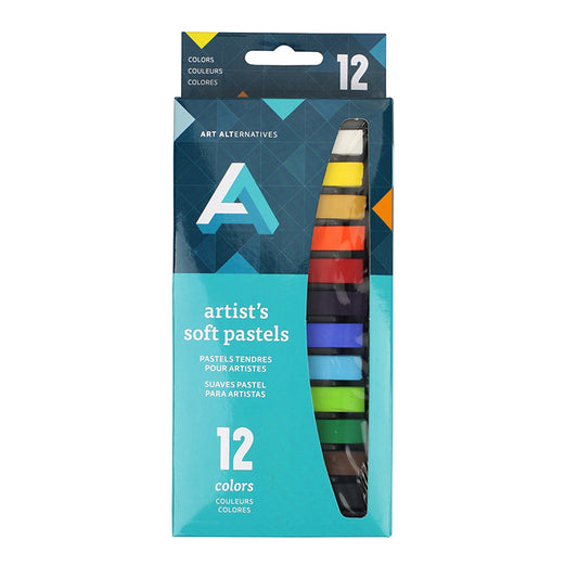 Art Alternatives Artist Soft Pastels 12 Color Set A ⚠️
