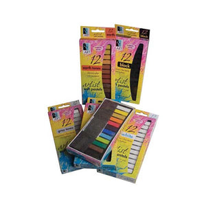 Art Alternatives Artist Soft Pastels 12 Color Set E ⚠️