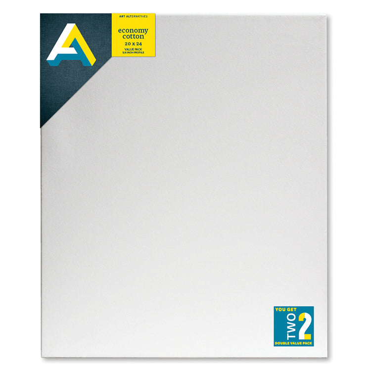 Economy Cotton Canvas 20x24 2 Pack 5/8in Profile