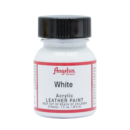 Angelus Leather Paint White 1oz Bottle