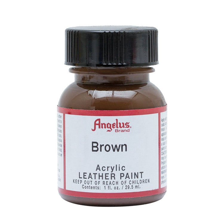 Angelus Leather Paint Brown 1oz Bottle