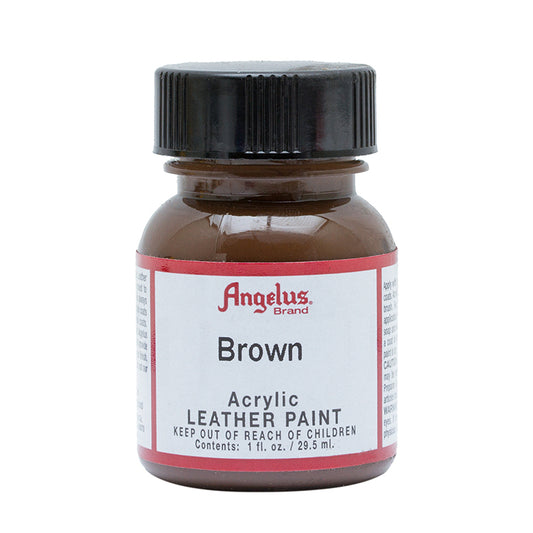 Angelus Leather Paint Brown 1oz Bottle