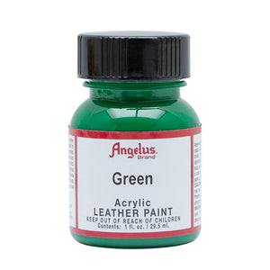Angelus Leather Paint Green 1oz Bottle