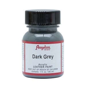 Angelus Leather Paint Dark Grey 1oz Bottle