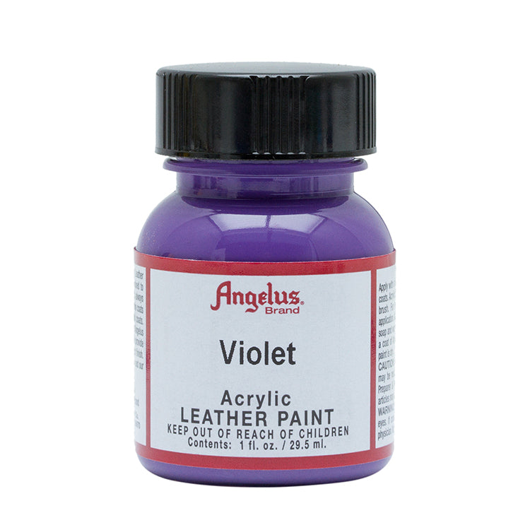 Angelus Leather Paint Violet 1oz Bottle