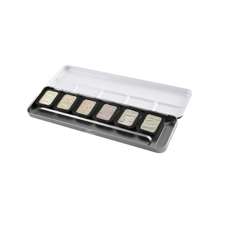 Finetec Artist Pearlescent Watercolor 6 Iridescent Colors Set