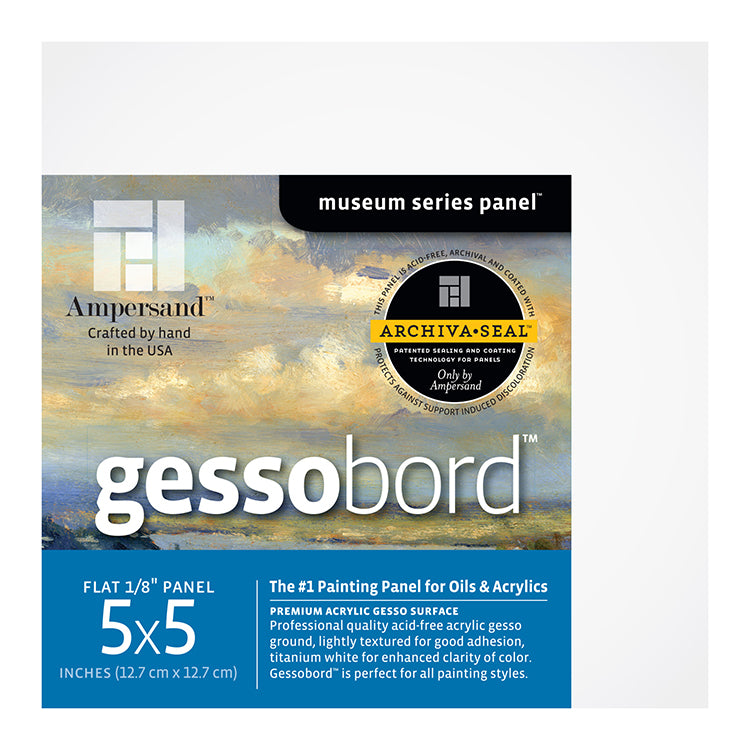 Ampersand Gessobord Panel 5x5 4 Pack